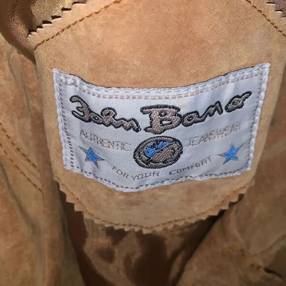 Vintage Men's John Baner Genuine Leather Motorcycle Biker Brown Jacket - Picture 2 of 5